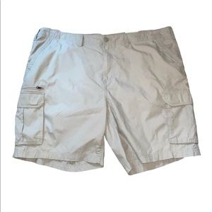 Men’s Big & Tall plus‎ size 48 Sonoma Life + Style tan cargo shorts NWT